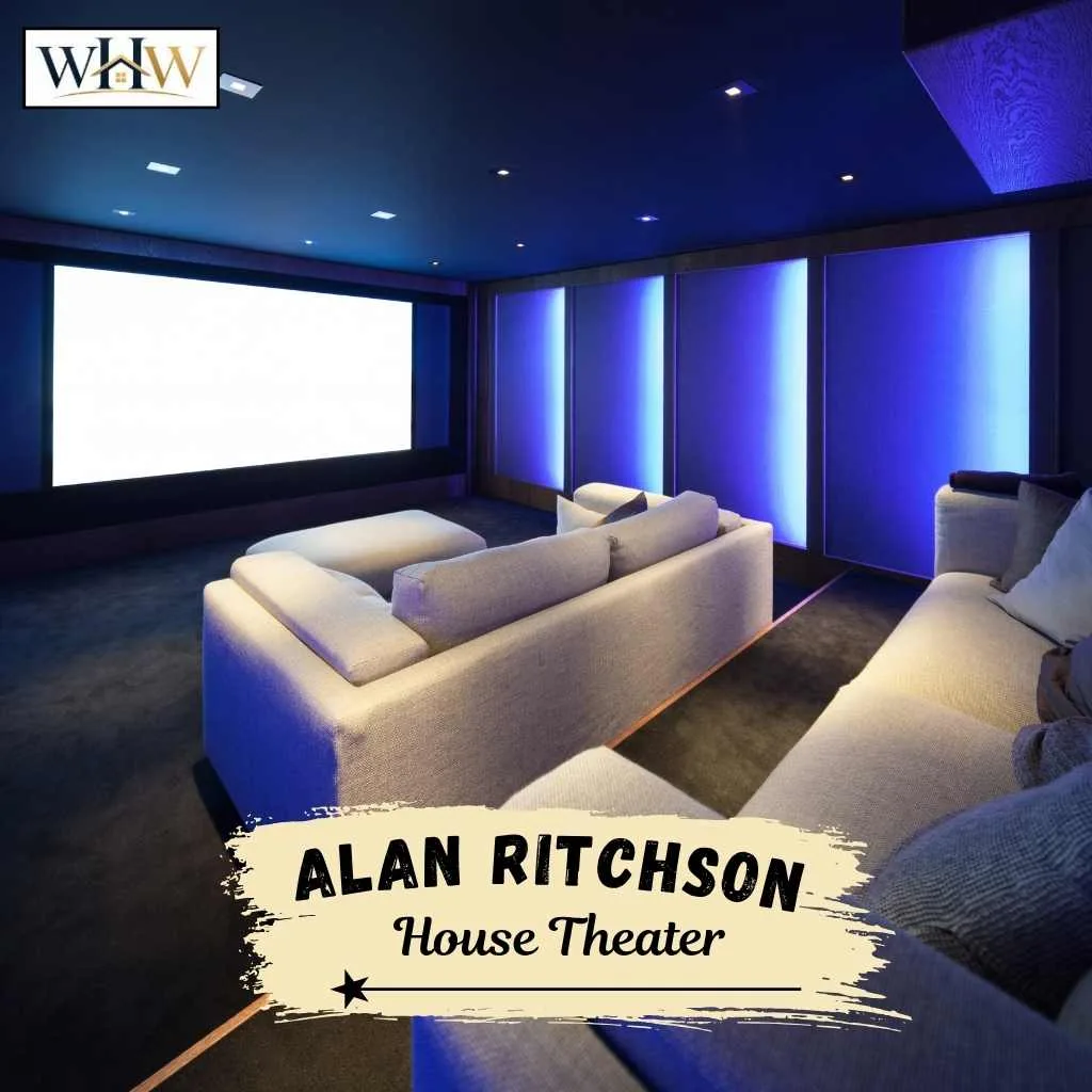 Alan Ritchson House Theater