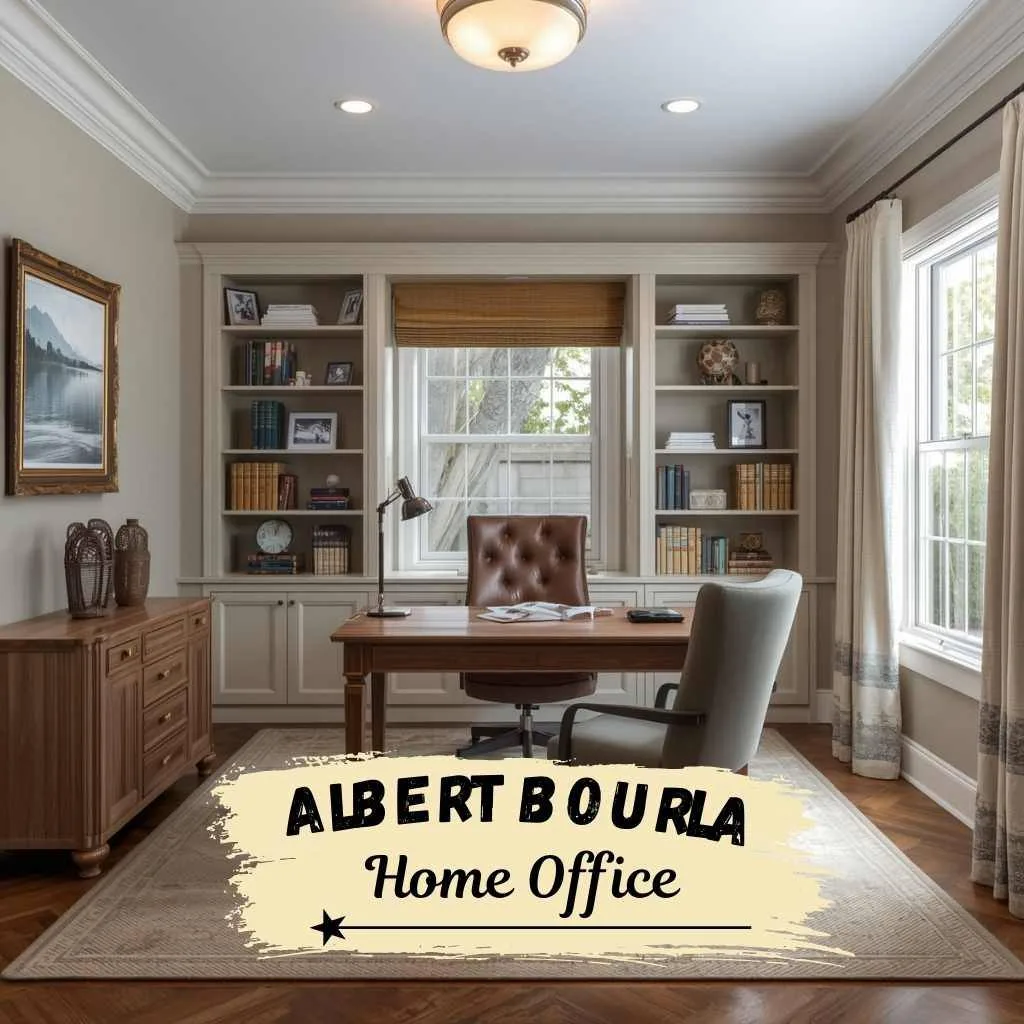 Albert Bourla House Home Office