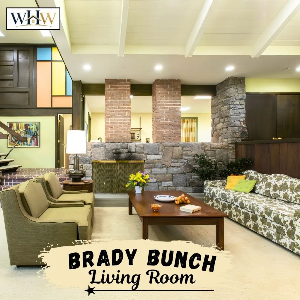 Brady Bunch House Living Room 1