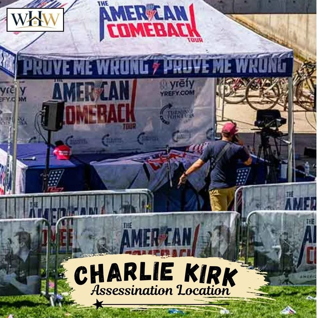 Charlie Kirk House Assessination Location