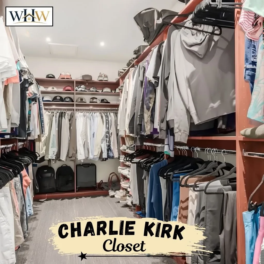 Charlie Kirk House Closet