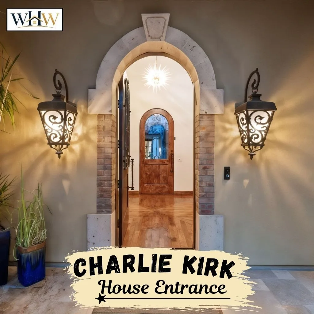 Charlie Kirk House Entereance