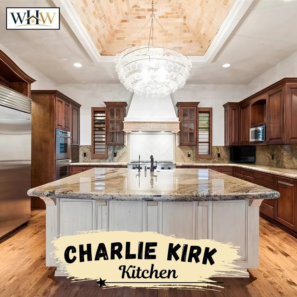 Charlie Kirk House Kitchen