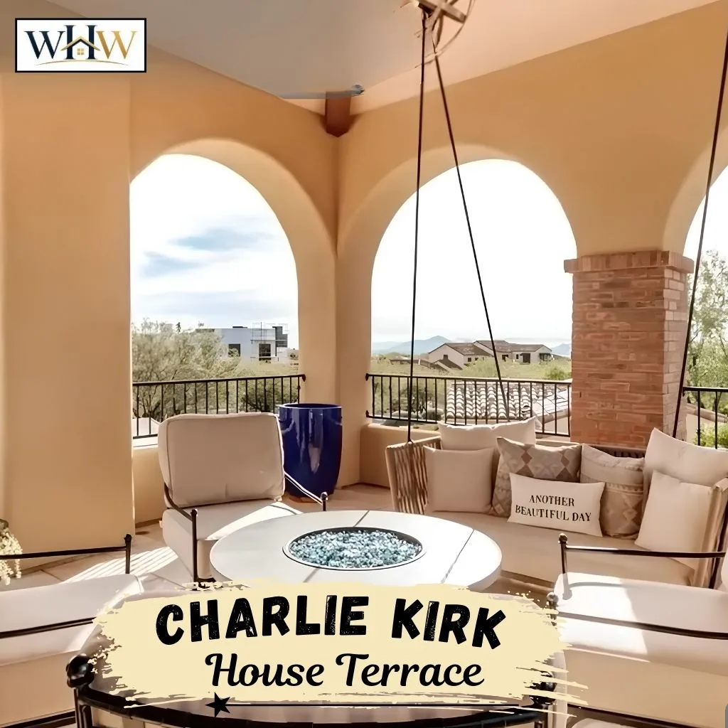 Charlie Kirk House Terrace