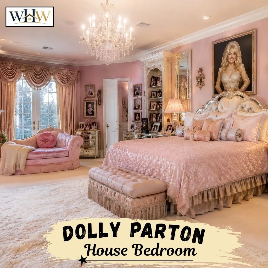 Dolly Parton House: Inside Her Tennessee Home 11 Dolly Parton House Bedroom