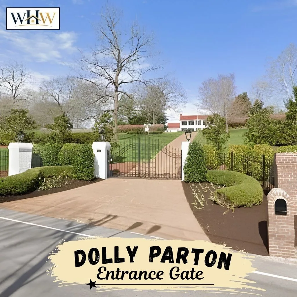 Dolly Parton House: Inside Her Tennessee Home 8 Dolly Parton House Entrance Gate 1