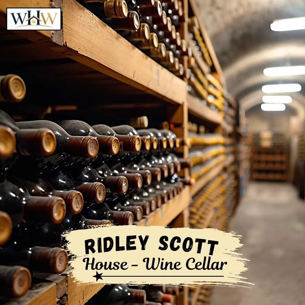 Ridley Scott House Wine Cellar