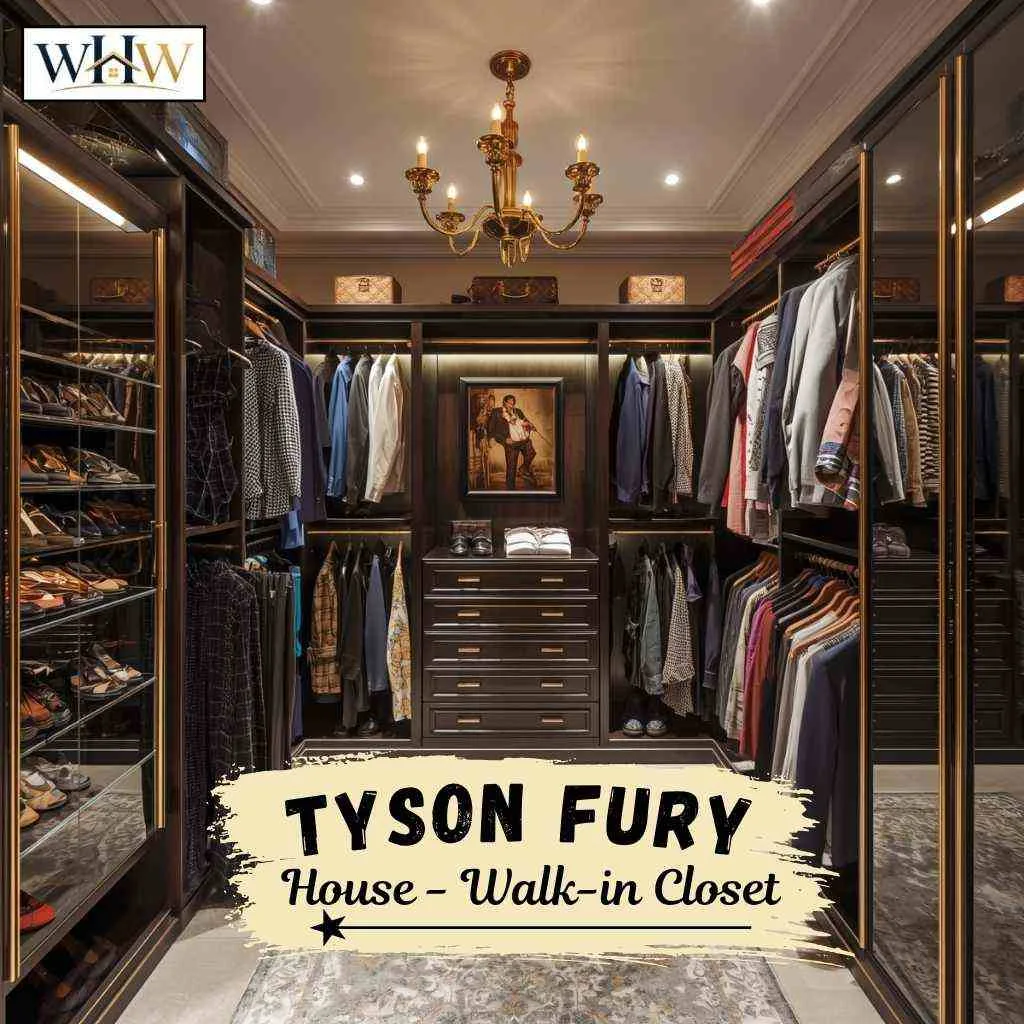 Tyson Fury House: Inside £1.7 m Gypsy King's Former Mansion 11 Tyson Fury House Walk-in Closet