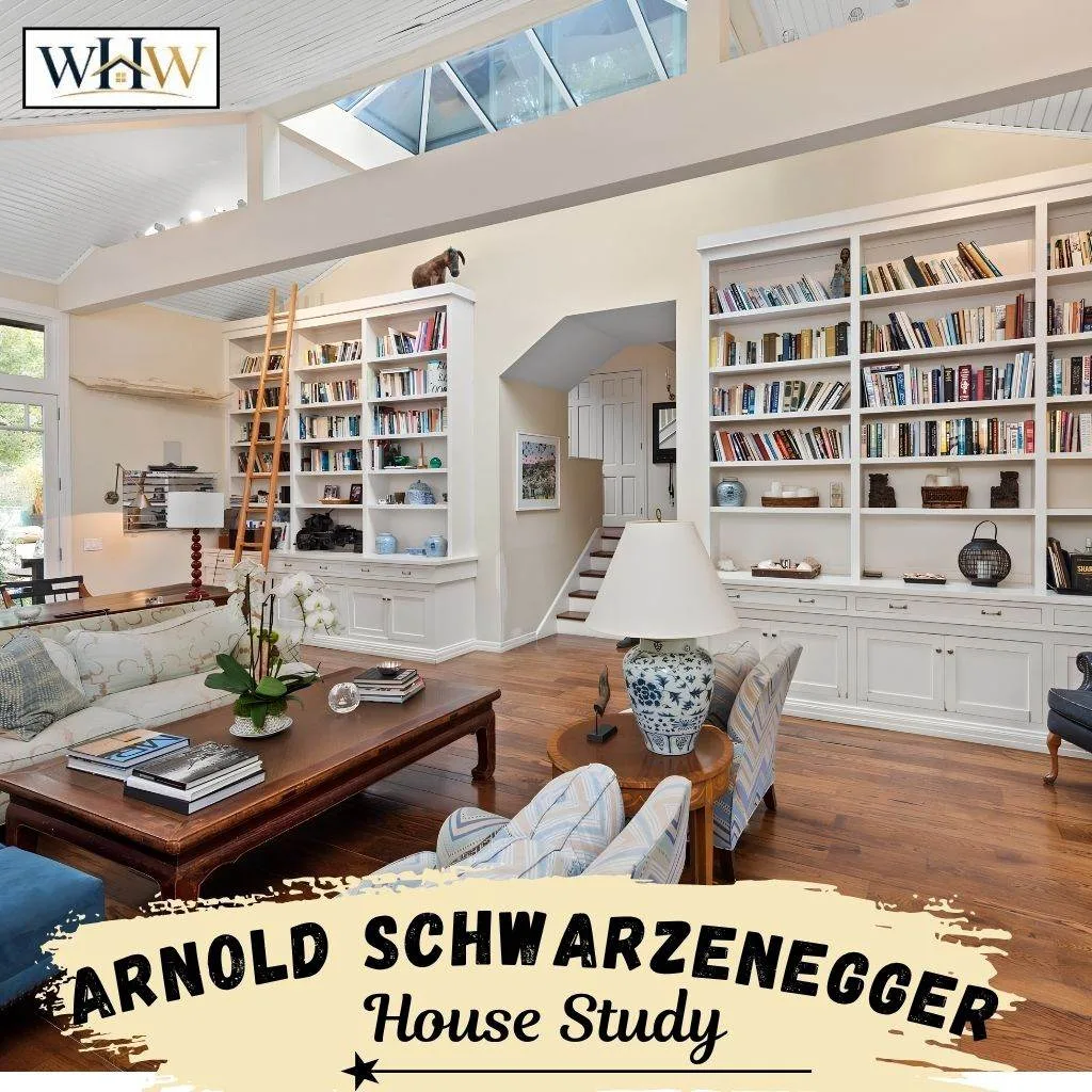 Arnold Schwarzenegger House: See Where the Terminator Star Lives 14 Arnold Schwarzenegger House Study