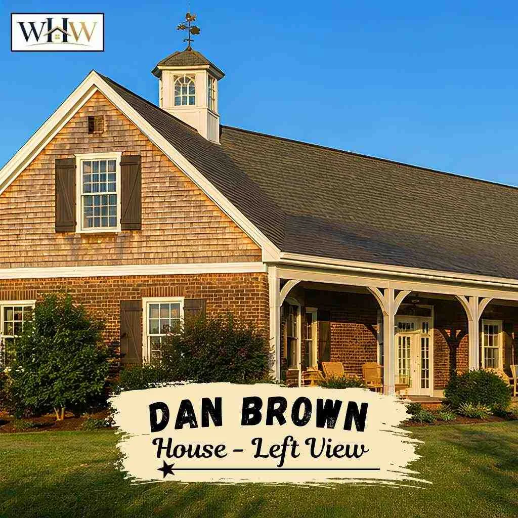 Dan Brown House: Inside His $10M Rye New Hampshire Home 6 Dan Brown House Left View