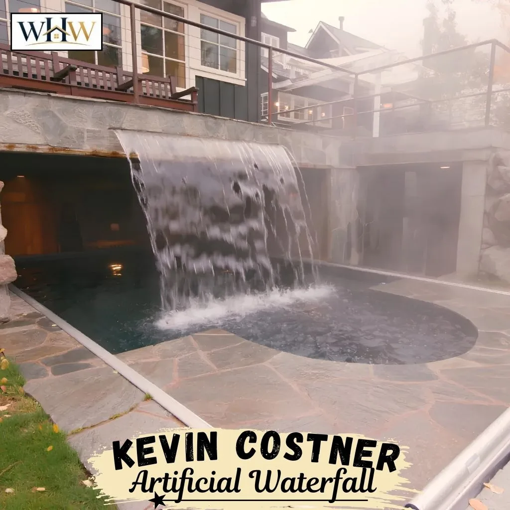 Kevin Costner House Waterfall
