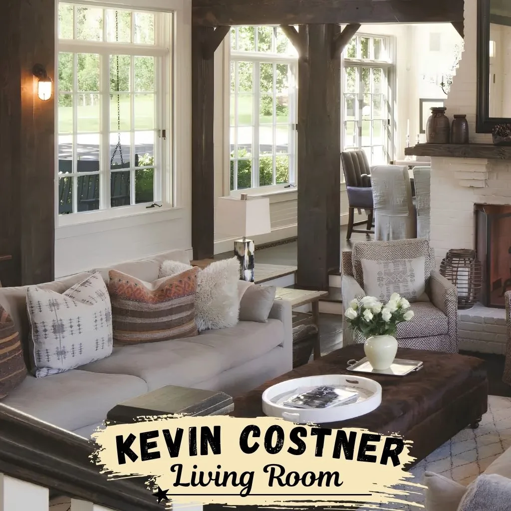 Kevin Costner House Living Room