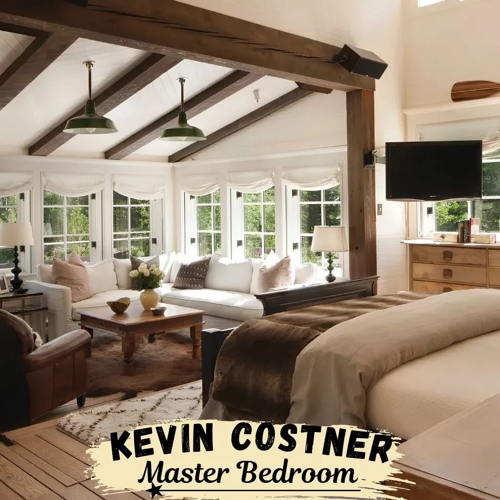 Kevin Costner House Master Bedroom