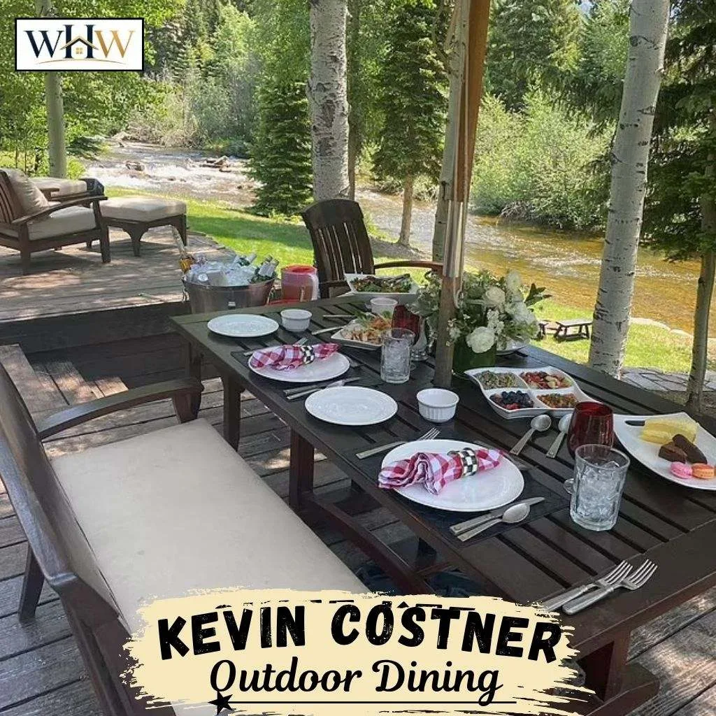 Kevin Costner House Outdoor Dining