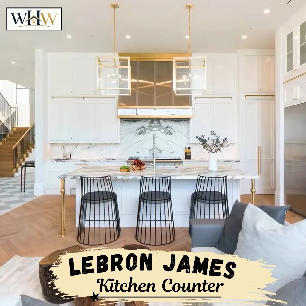 LeBron James House Kitcehn Counter