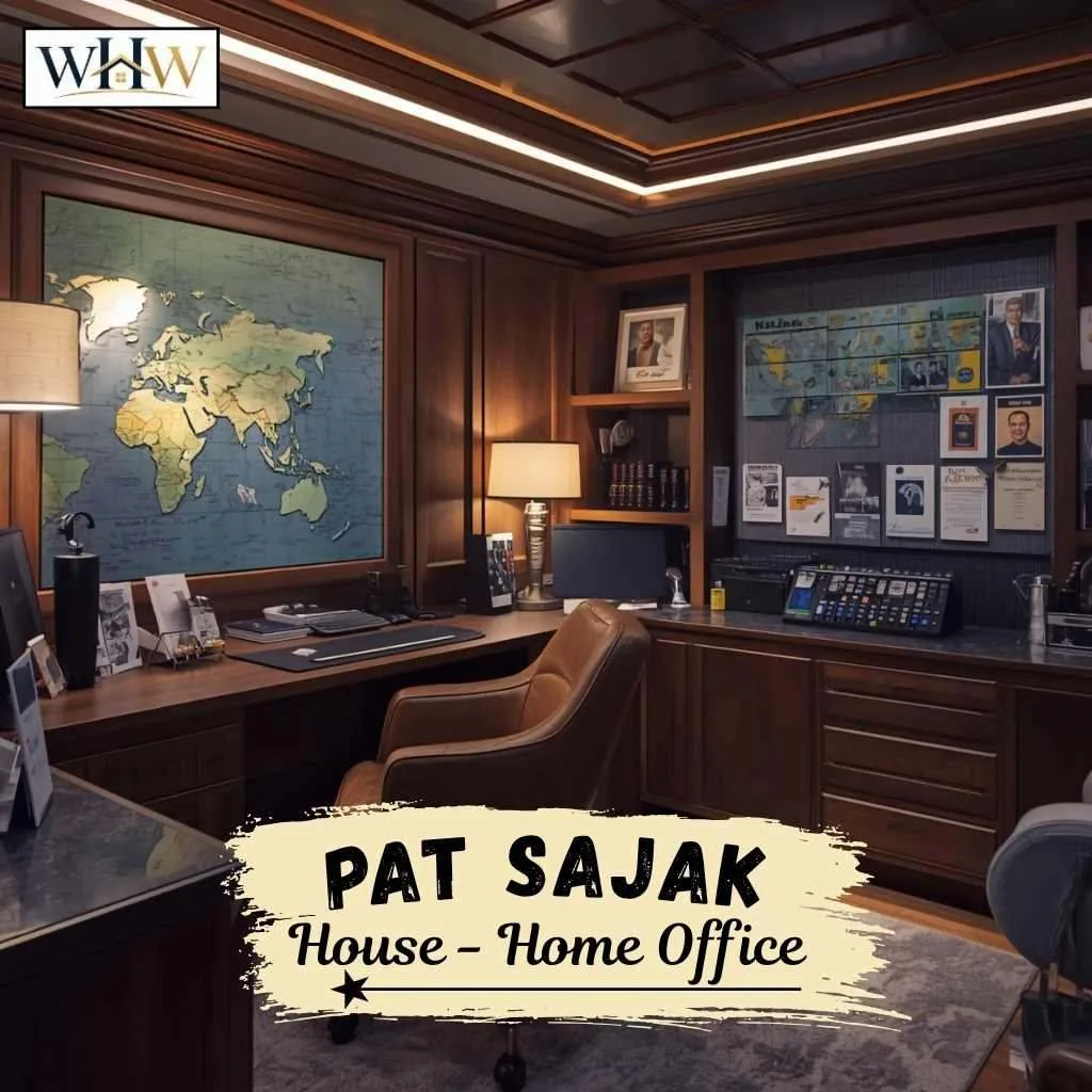 Pat Sajak House Maryland: Inside His $1.2M Severna Park Estate 13 Pat Sajak House Home Office
