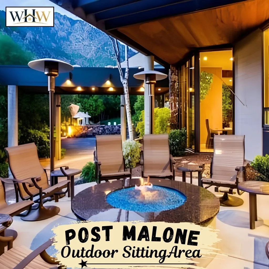 Post Malone Outdoor Sitting Area