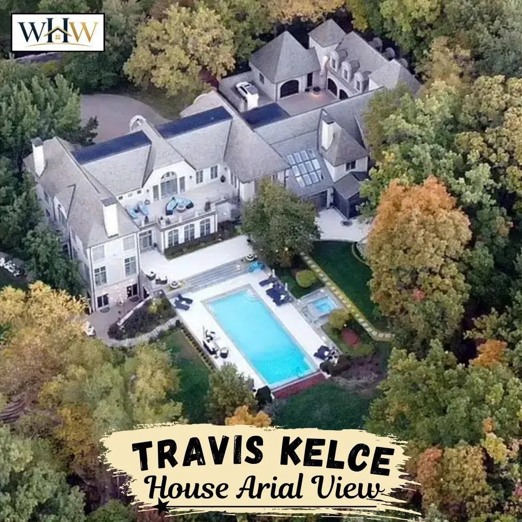 travis Kelce House Arial View