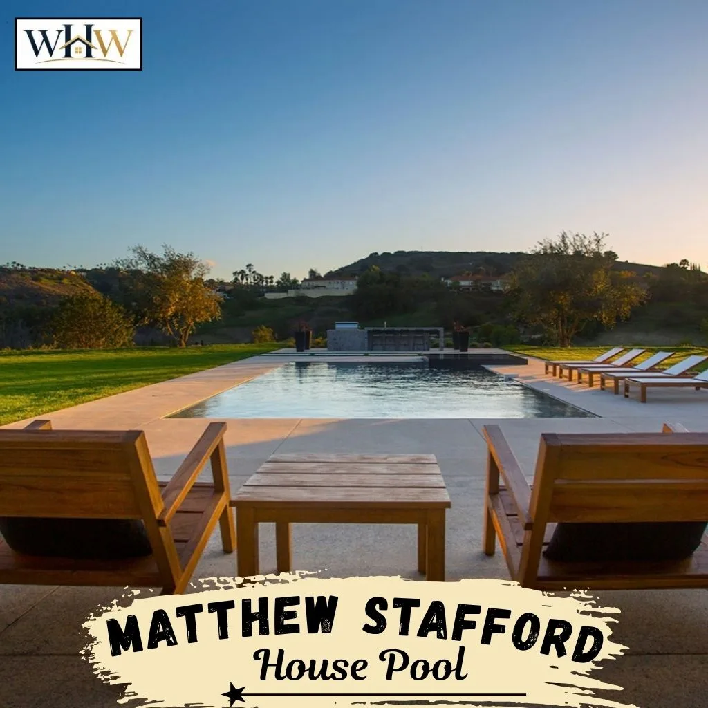 Matthew Stafford House: Inside the NFL Star’s Luxury Home 4 Matthew Stafford Pool