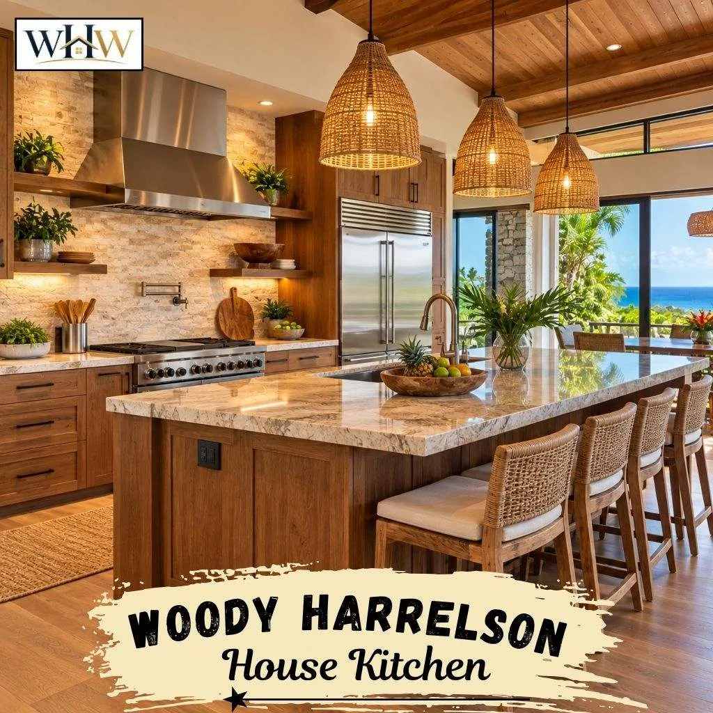Woody Harrelson House in Maui: Location, Worth & Details 5 Woody Harrelson Kitcehn