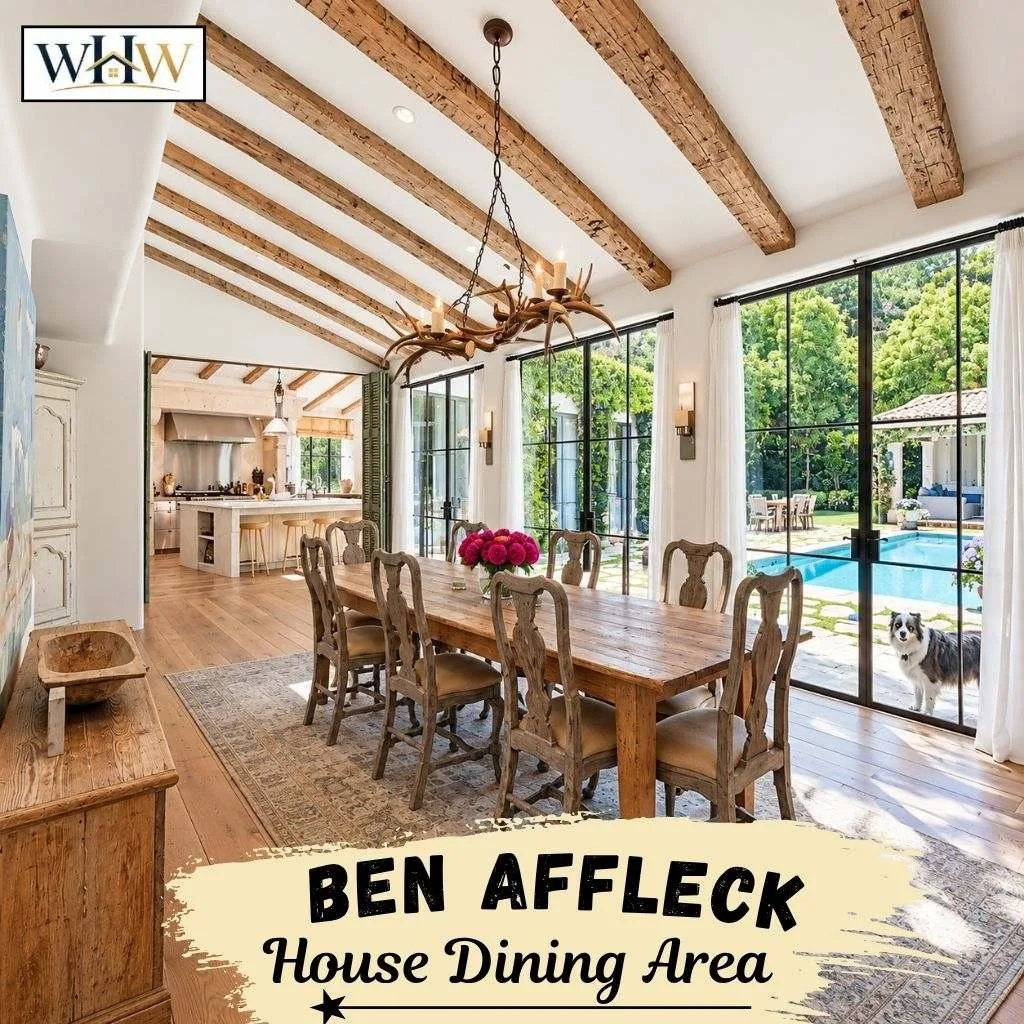 Ben AffleckHouse Dining Area