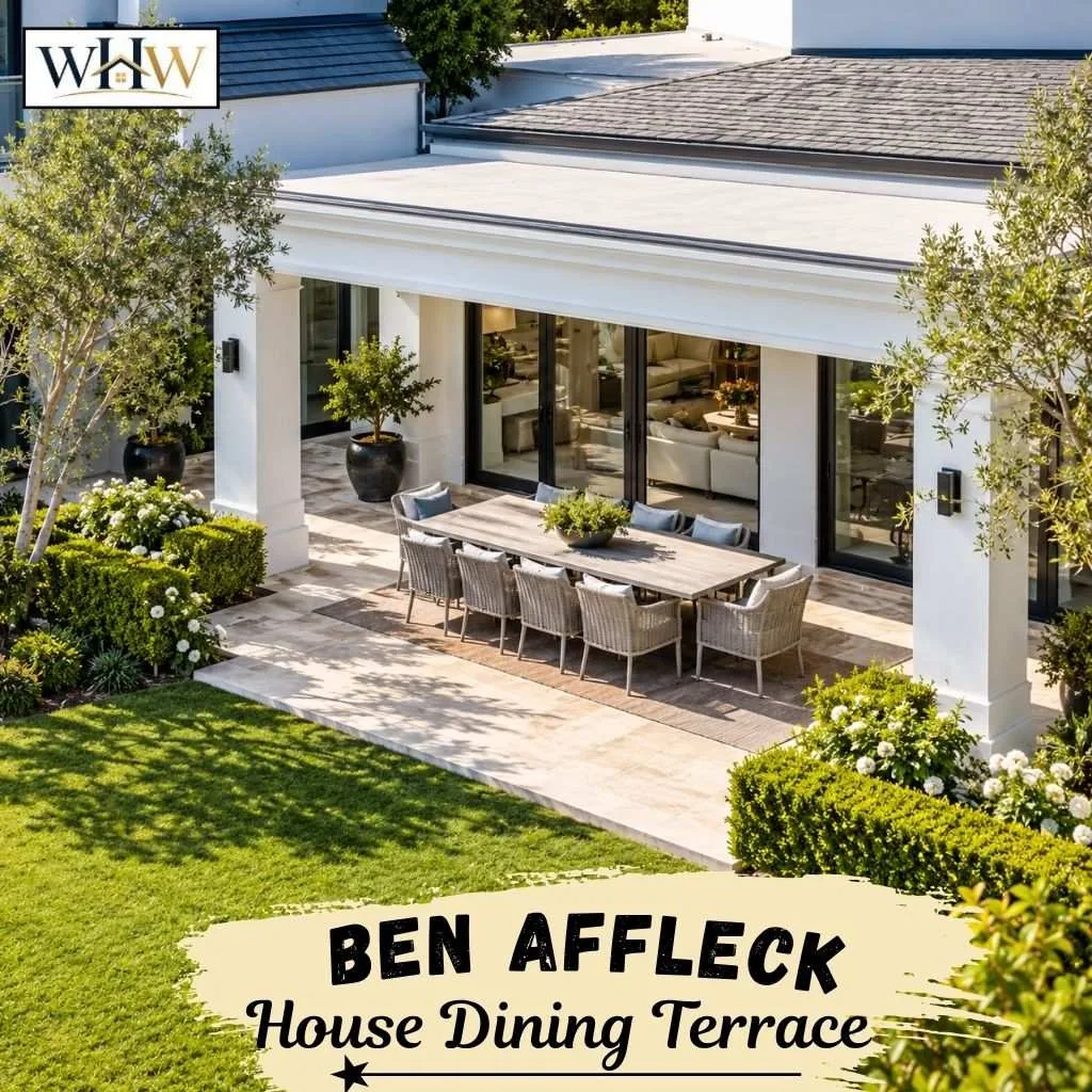 Ben AffleckHouse Dining terrace