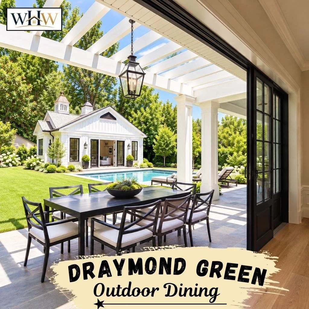 Draymond Green House: Inside the NBA Star’s Home 4 Draymond Green house Outdoor Dining Area