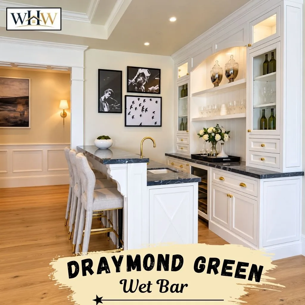 Draymond Green House: Inside the NBA Star’s Home 16 Draymond Green house Wet Bar