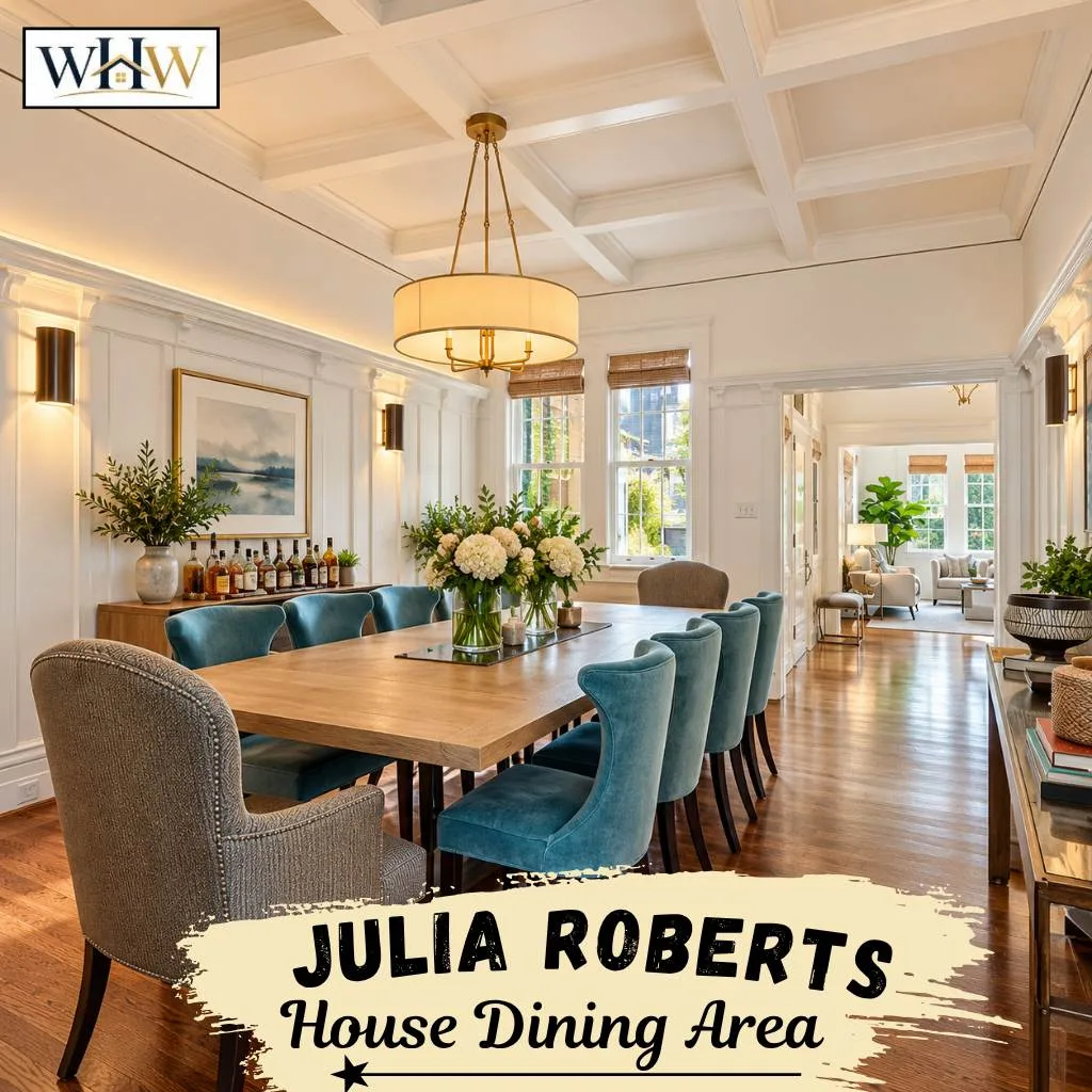 Julia Roberts House: Inside Her Malibu Home, Location, Value, and Features 11 Julia Roberts Dining Area