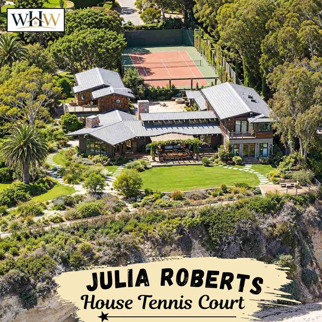 Julia Roberts House: Inside Her Malibu Home, Location, Value, and Features 14 Julia Roberts tennis Court