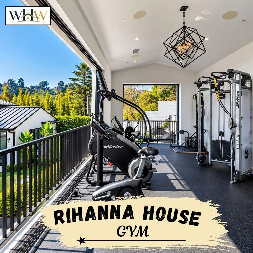 Rihanna House: Inside Her $13.8 Million Mansion 11 Rihanna House GYM