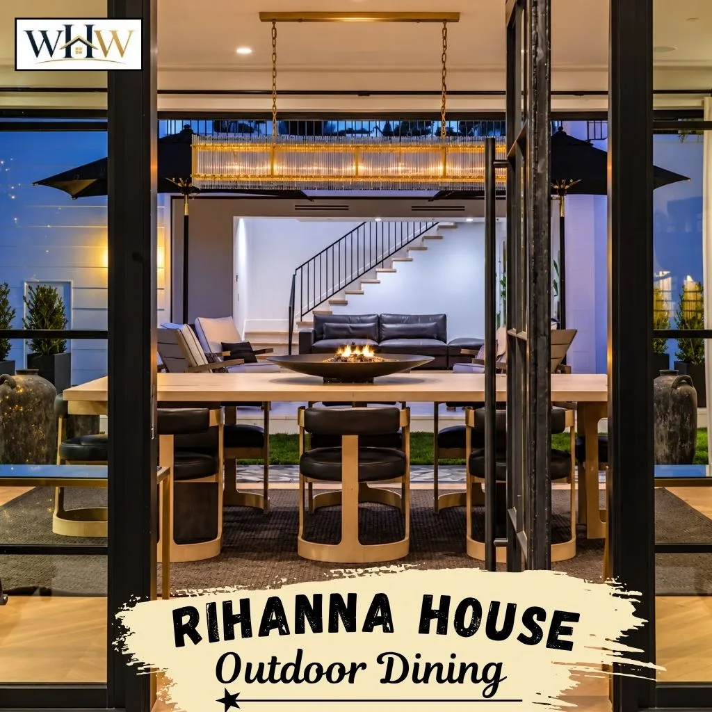 Rihanna House: Inside Her $13.8 Million Mansion 4 Rihanna House Outdoor Dining