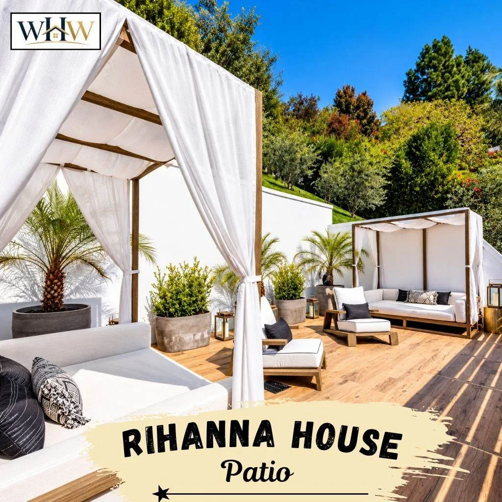 Rihanna House: Inside Her $13.8 Million Mansion 5 Rihanna House Patio