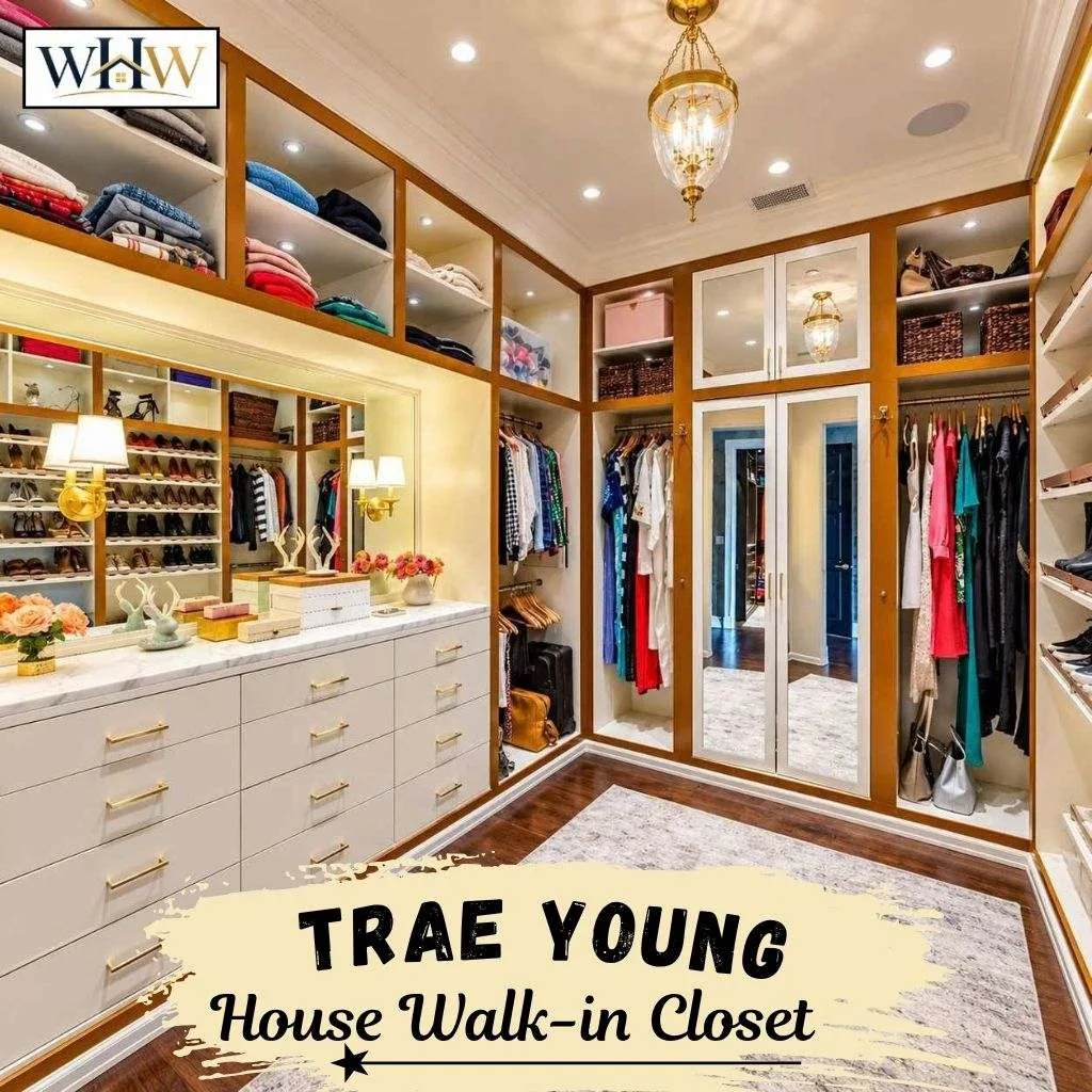Trae Young walk in closet